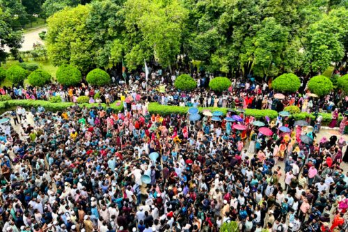 সাজিদের মৃত্যুর ঘটনায় উত্তাল ইসলামী বিশ্ববিদ্যালয়