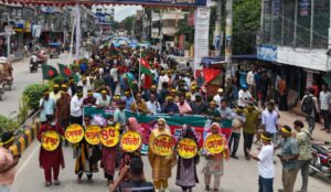 কুষ্টিয়ায় জাতীয়তাবাদী স্বেচ্ছাসেবক দলের প্রতিষ্ঠাবার্ষিকী উপলক্ষে বর্ণাঢ্য র্যালী ও সমাবেশ