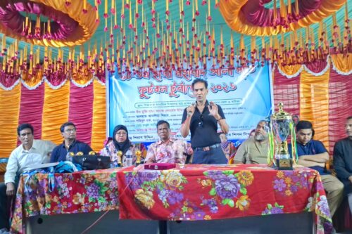 খেলাধুলা যুবসমাজকে মাদক ও অপরাধ থেকে দূরে রাখে; সোহরাব উদ্দিন