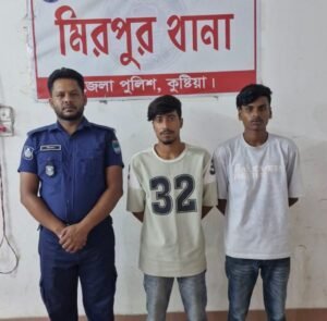 মিরপুরে সন্ত্রাসবিরোধী মামলায় দুই ছাত্রলীগ নেতা গ্রেপ্তার